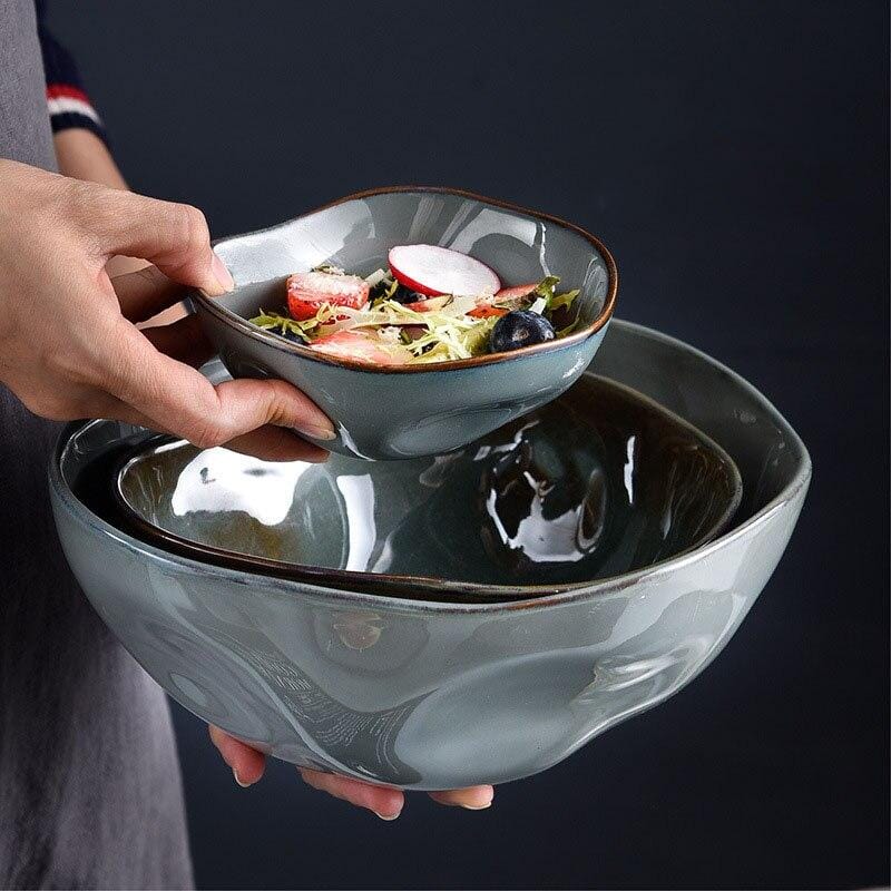 Irregular Ceramic Dishes + Plates - Tabby Lighting