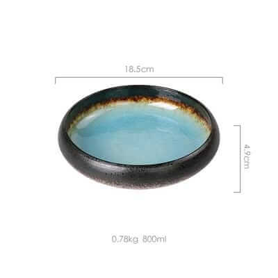 Japanese Glaze Ceramic Plates - Tabby Lighting