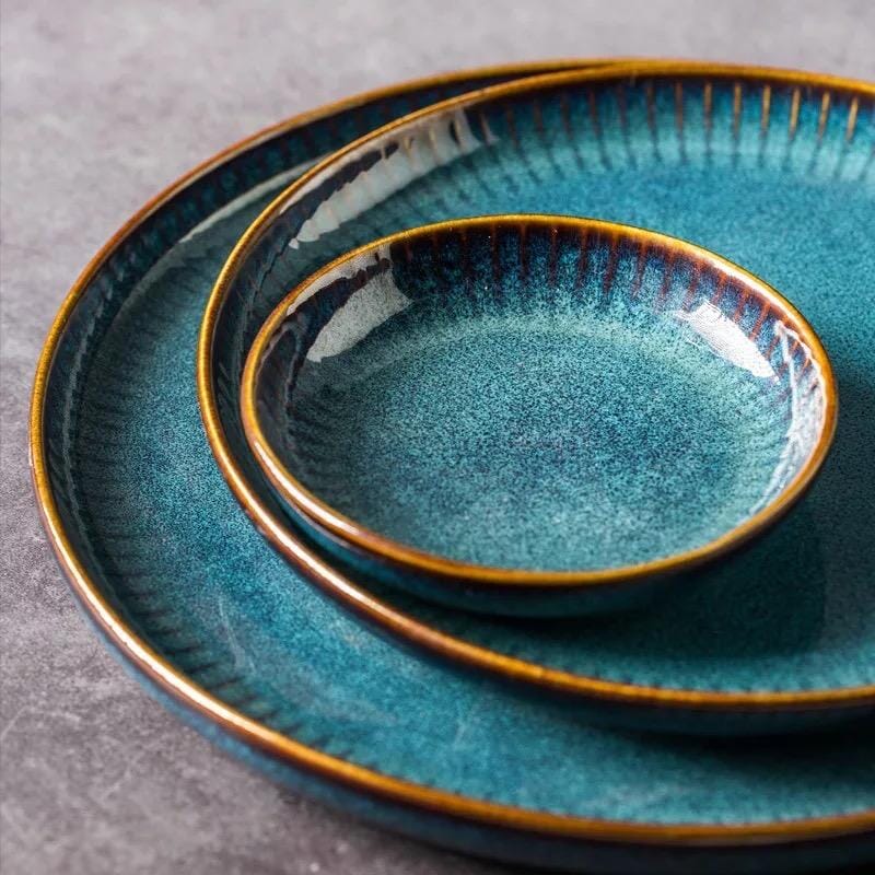 Kiln Glazed Ceramic Tableware - Tabby Lighting