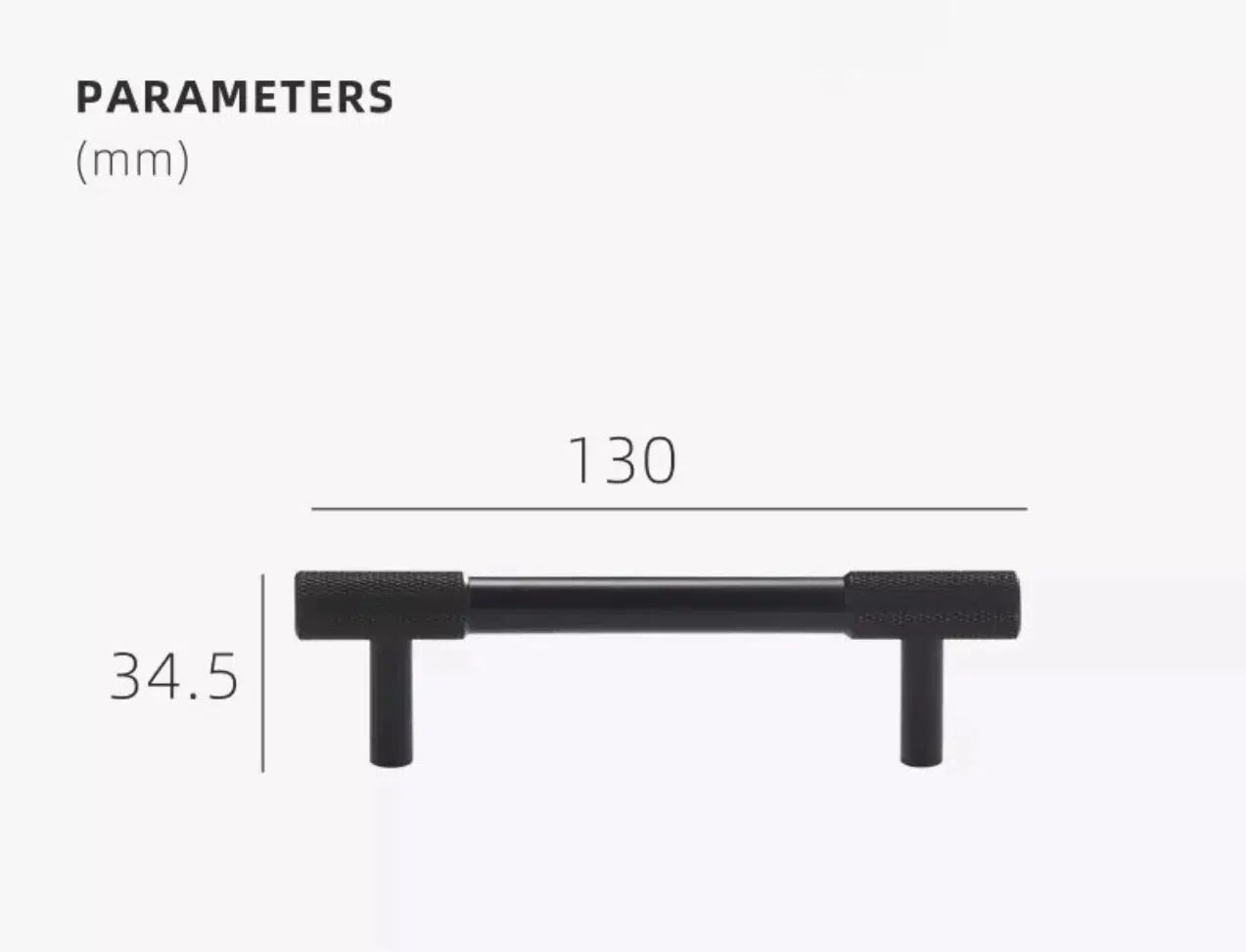 Knurled Tip Handles - Tabby Lighting