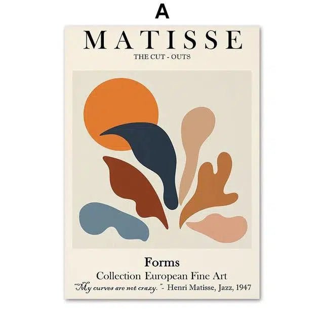Matisse prints - Tabby Lighting