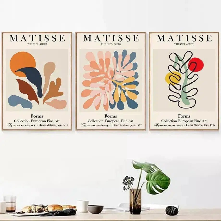 Matisse prints - Tabby Lighting