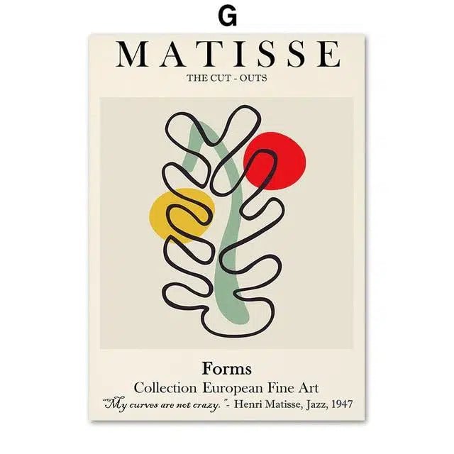 Matisse prints - Tabby Lighting