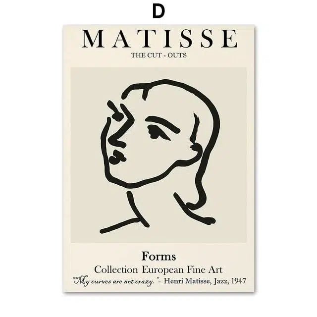 Matisse prints - Tabby Lighting