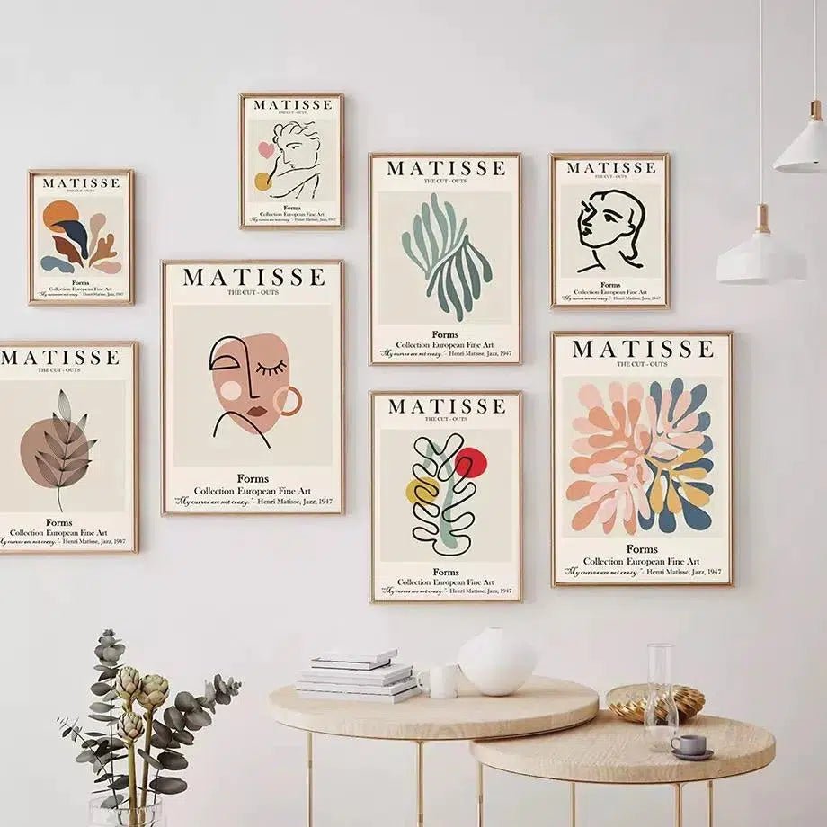 Matisse prints - Tabby Lighting
