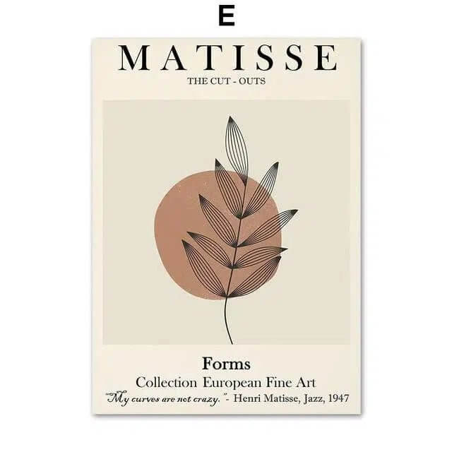 Matisse prints - Tabby Lighting
