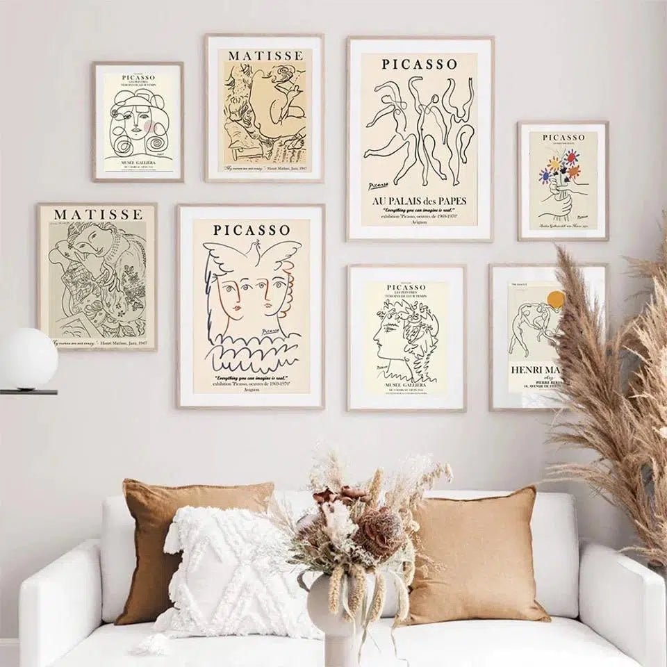 Matisse prints - Tabby Lighting