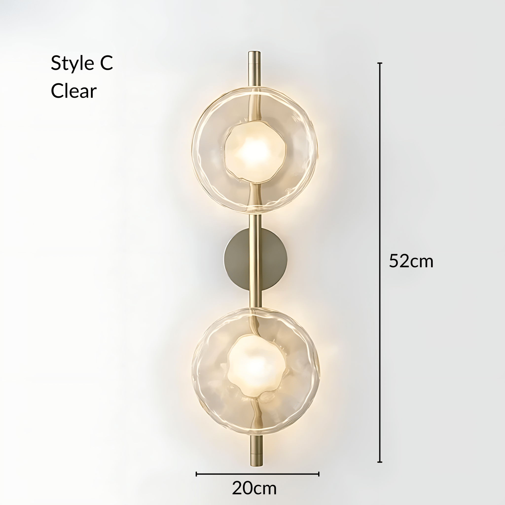 Oyster Wall Light - Tabby Lighting