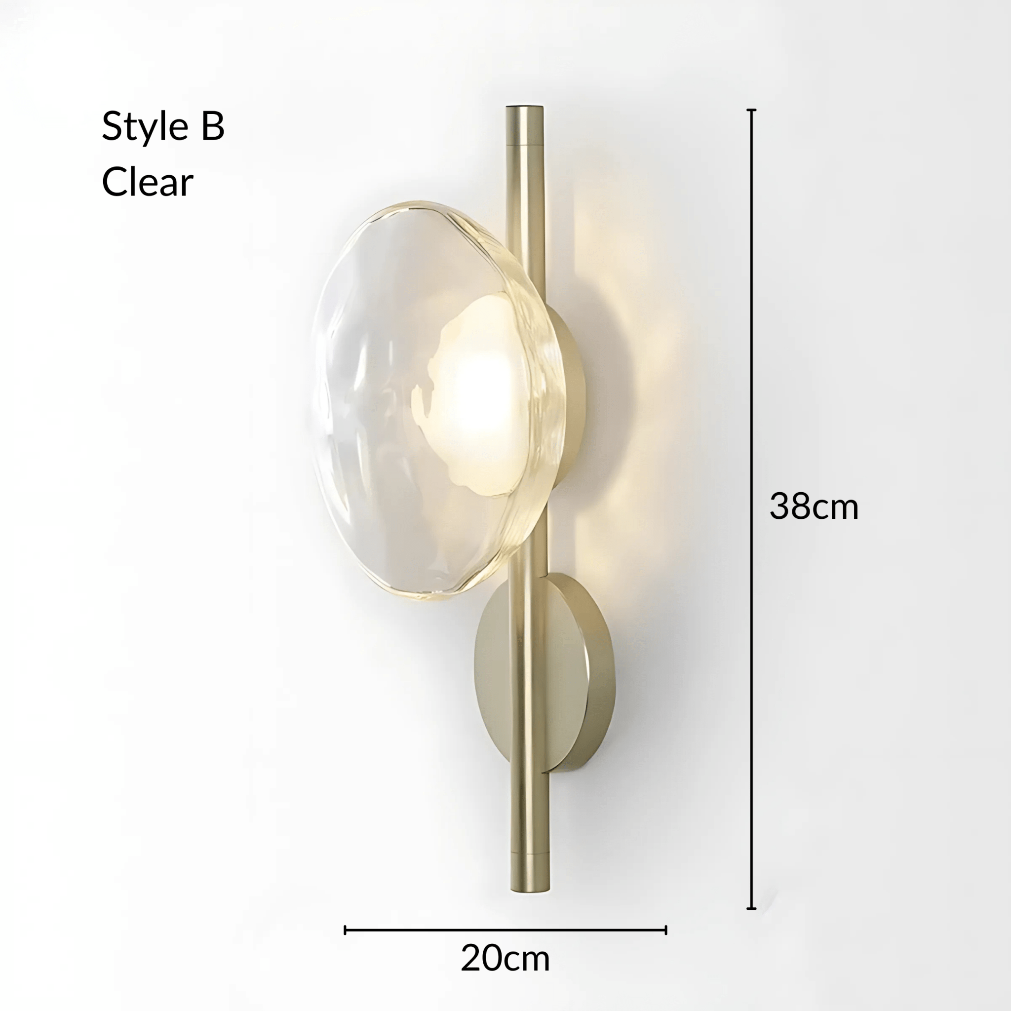 Oyster Wall Light - Tabby Lighting