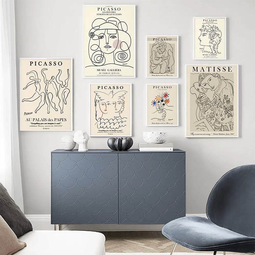 Picasso + Matisse Prints - Tabby Lighting