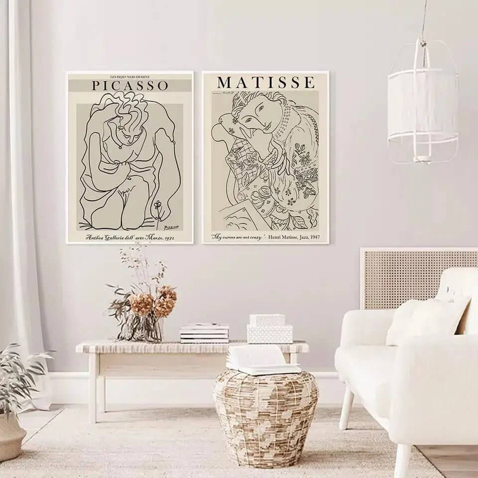 Picasso + Matisse Prints - Tabby Lighting