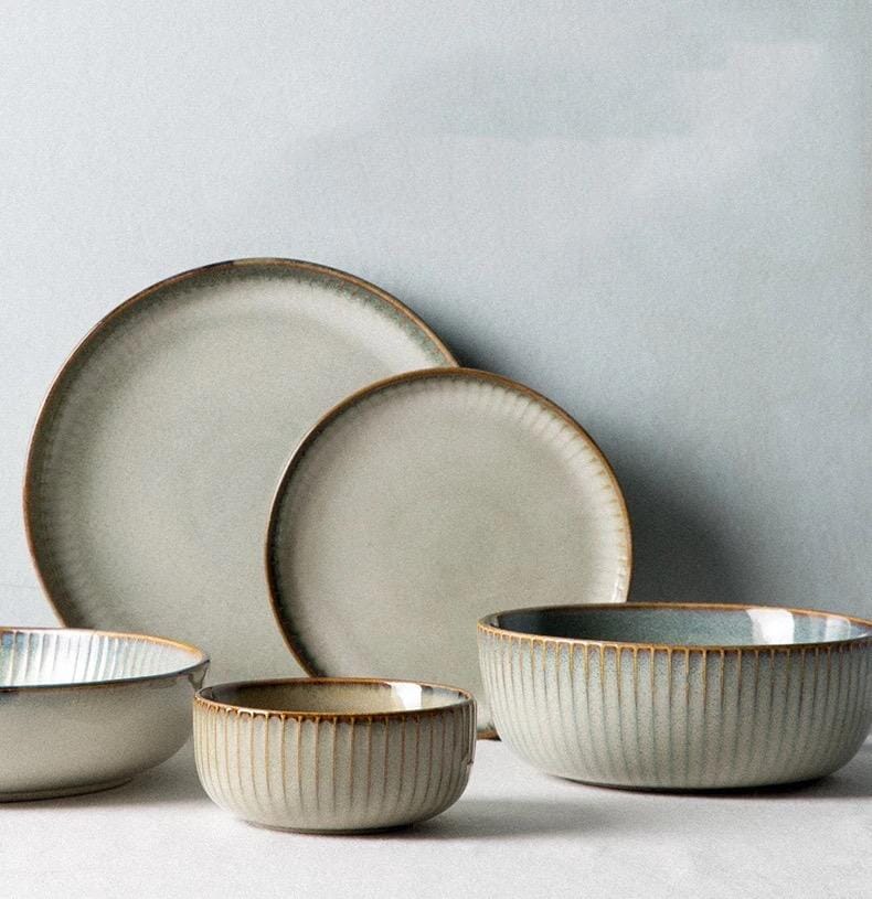 Rustic Ceramic Tableware - Tabby Lighting