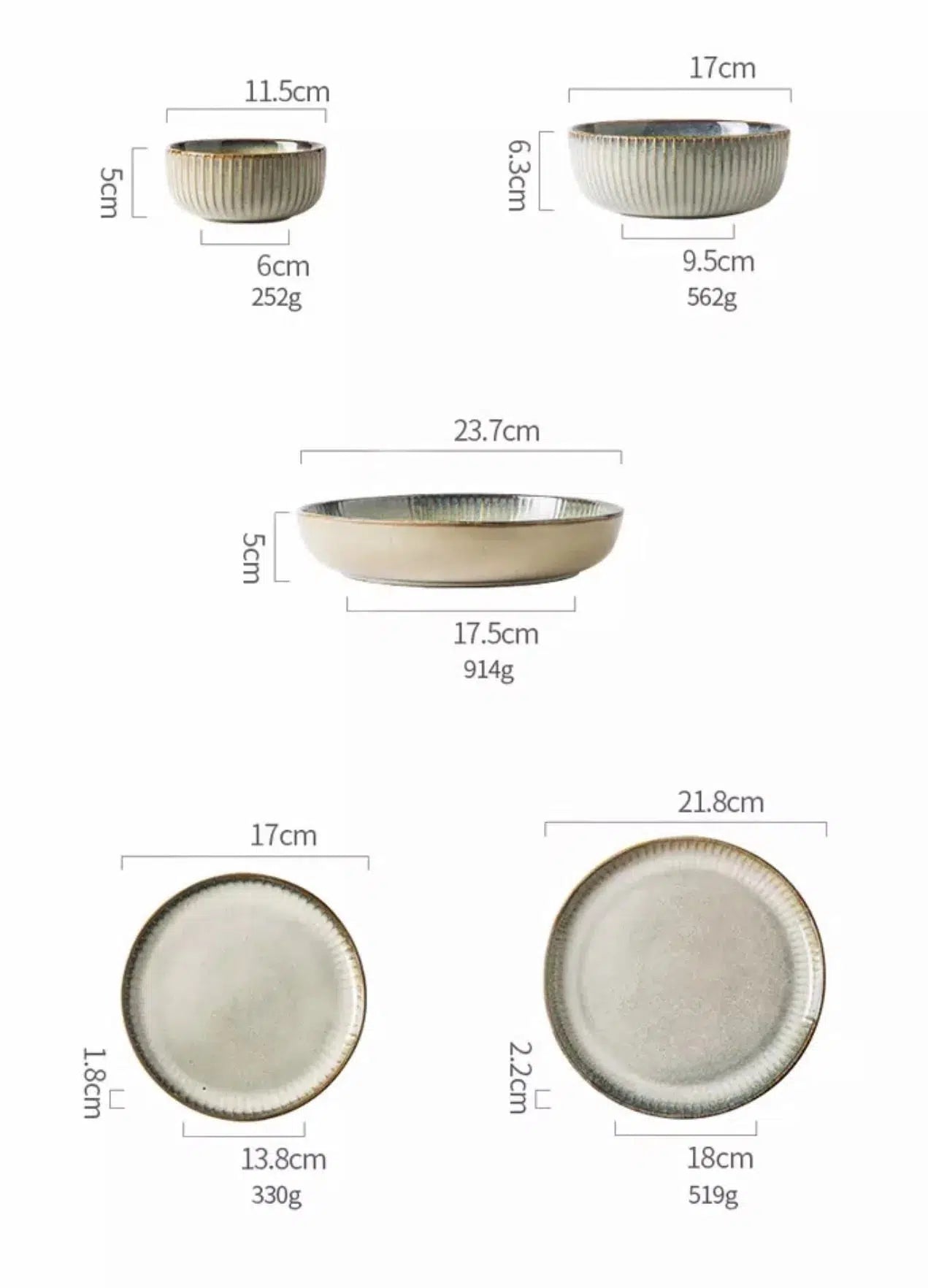 Rustic Ceramic Tableware - Tabby Lighting