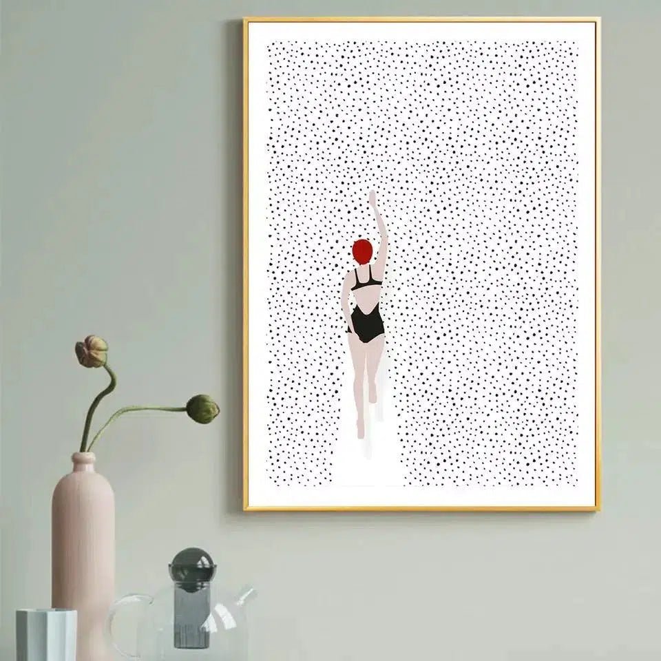 Swimmer Print - Tabby Lighting