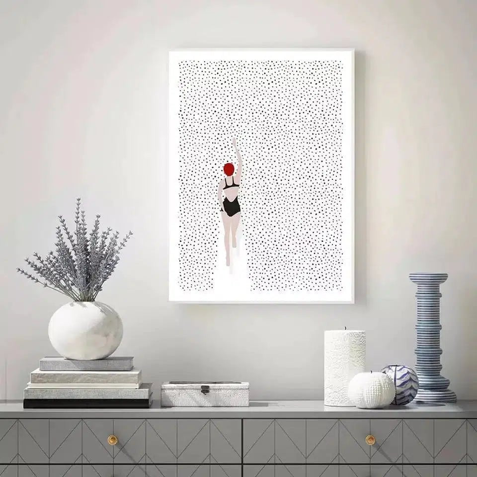 Swimmer Print - Tabby Lighting