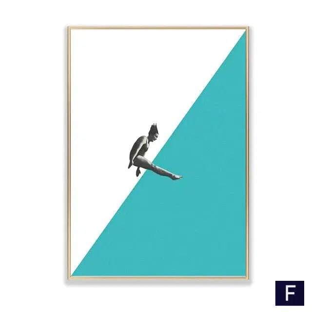 The Abstract Diver - Tabby Lighting