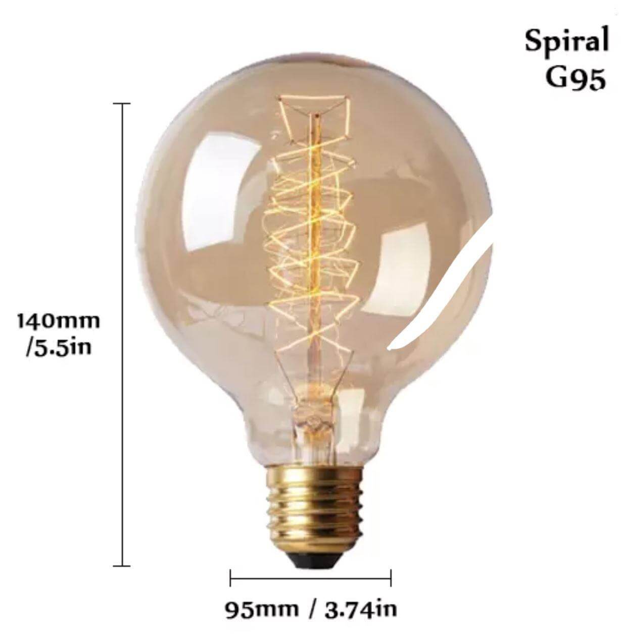 Vintage E27 Filament Light Bulbs - Tabby Lighting