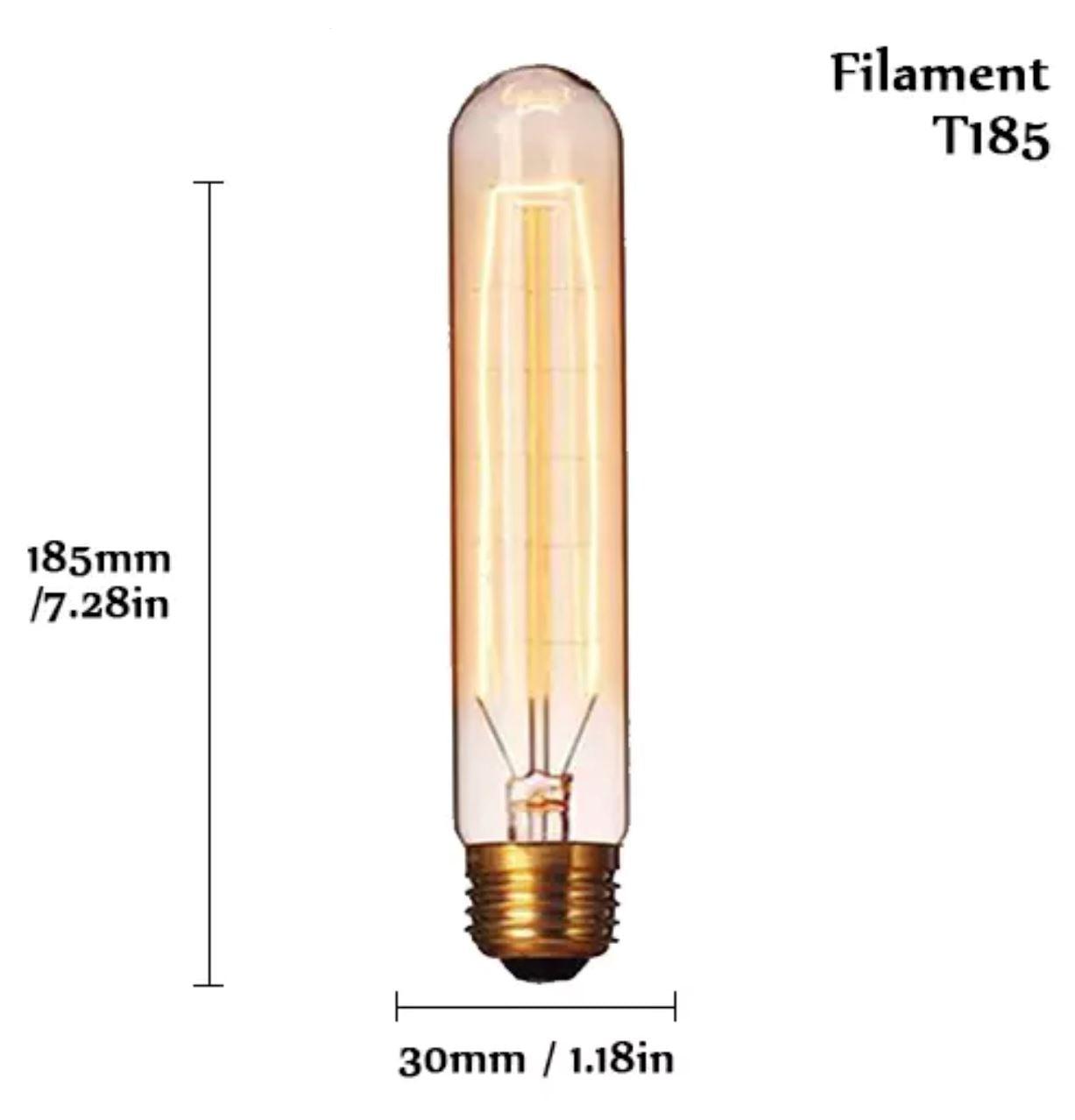 Vintage E27 Filament Light Bulbs - Tabby Lighting