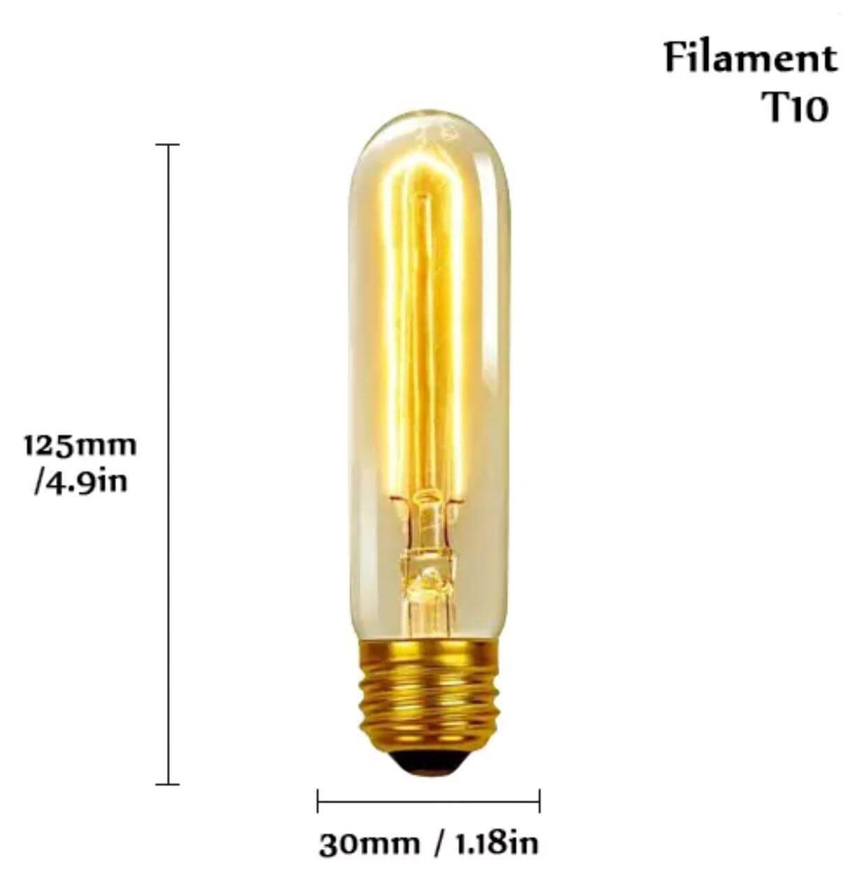 Vintage E27 Filament Light Bulbs - Tabby Lighting