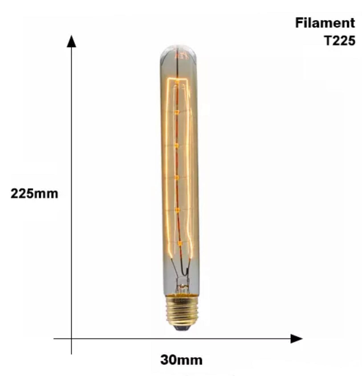 Vintage E27 Filament Light Bulbs - Tabby Lighting