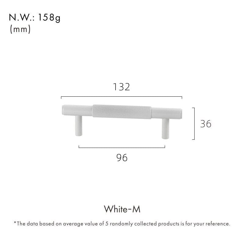 White Intake Handle - Tabby Lighting