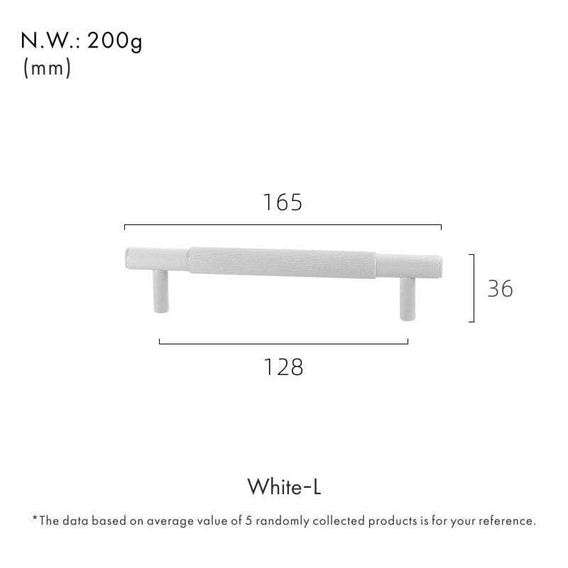 White Intake Handle - Tabby Lighting